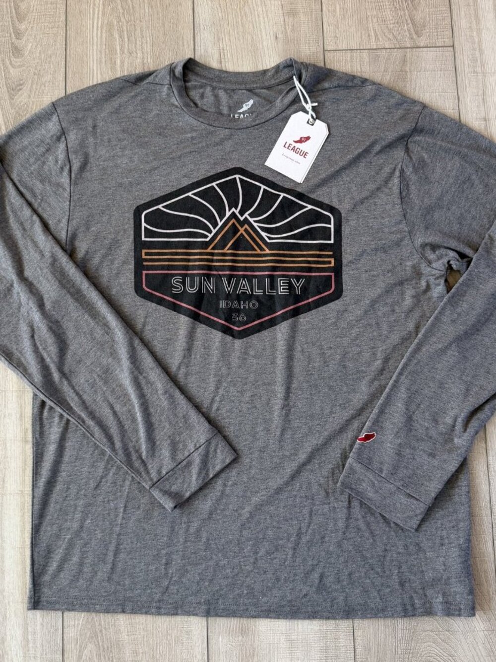 LEAGUE Sun Valley Idaho Long Sleeve T-Shirt Mens
